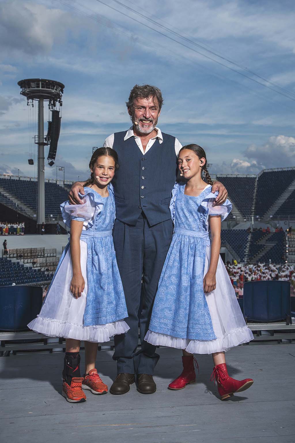 Le Grand-Père et les petites Julie