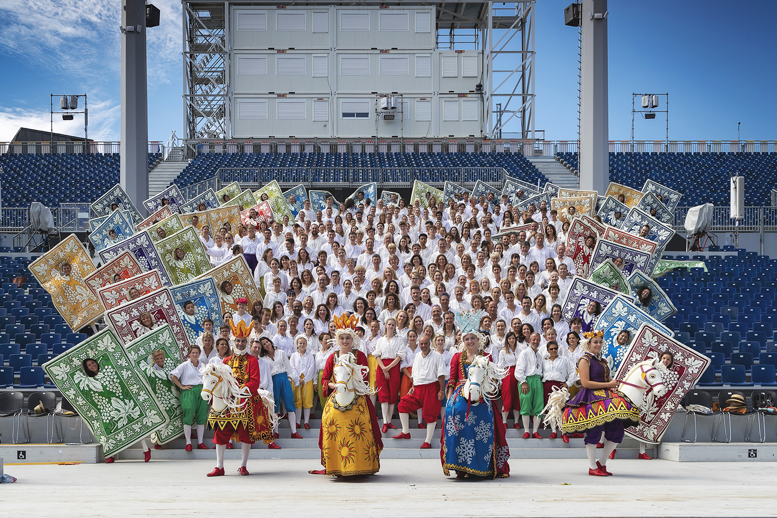 Photo officielle des Couleurs de la Fête des Vignerons 2019