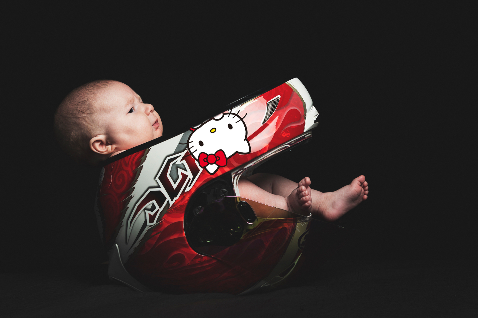 Photo de nouveaux-nés, bébés en studio