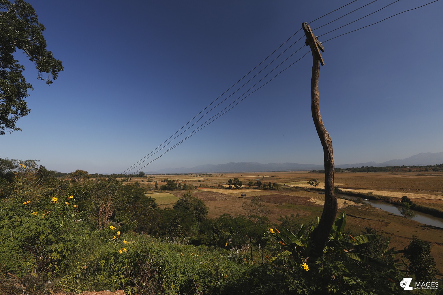 Vue sur la vallée du Hsi Hseng Township