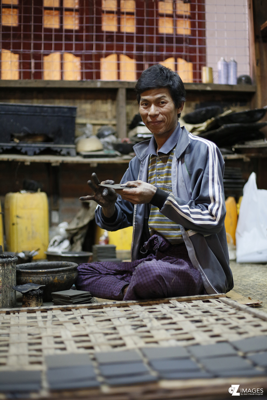 Fabrique de laque - Bagan