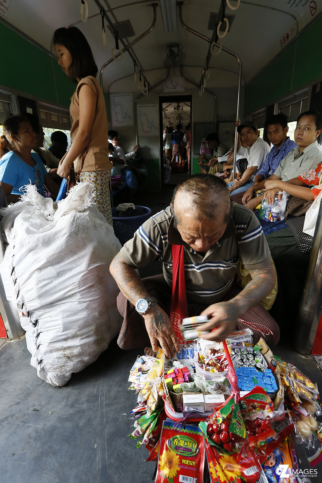 Le train circulaire - Rangoon (Yangon)