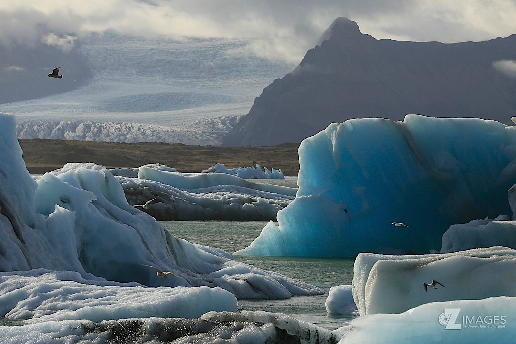 Jökulsárlón et Breiðamerkurjökull