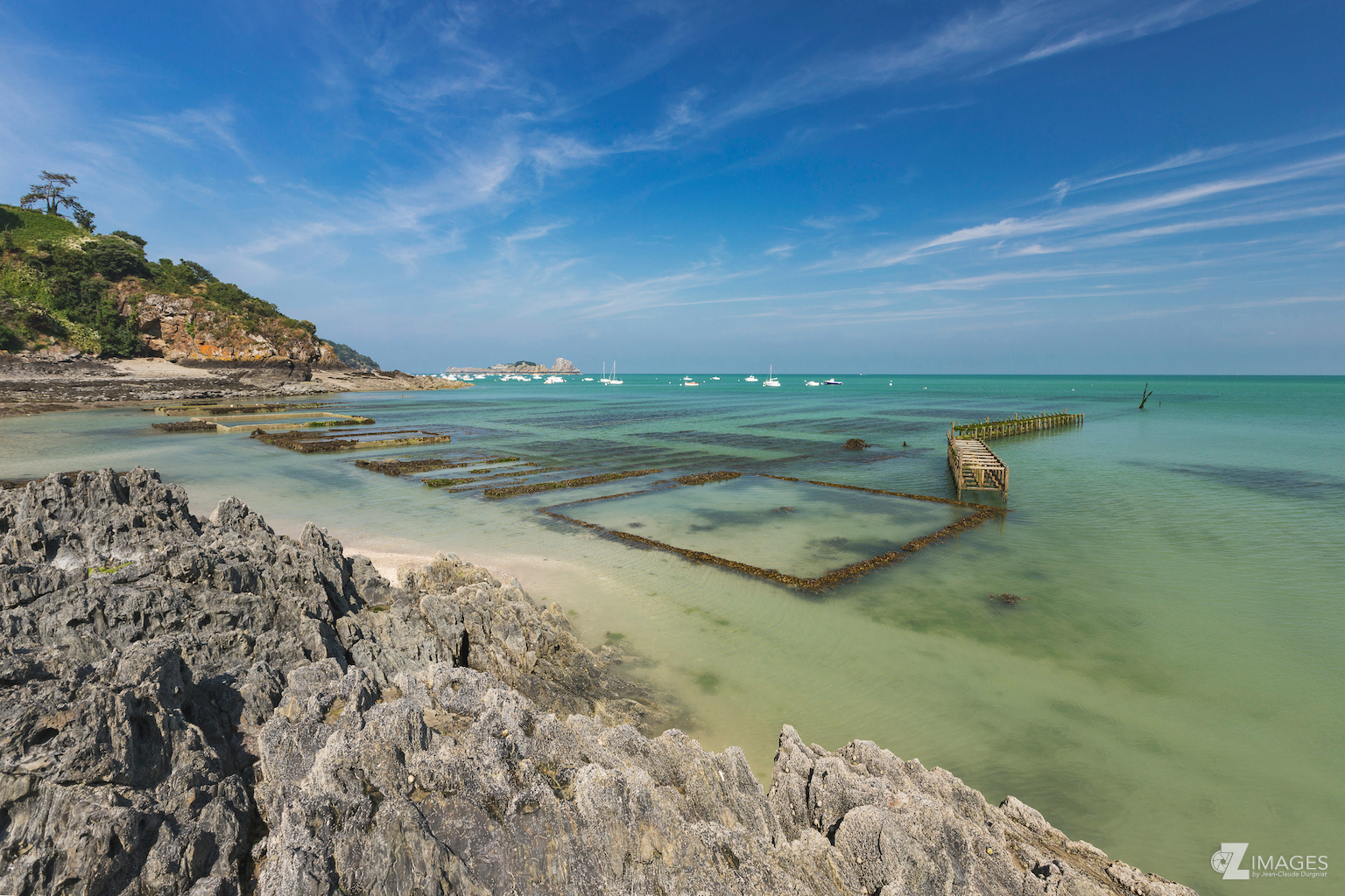 Les parcs à huitres de Cancale