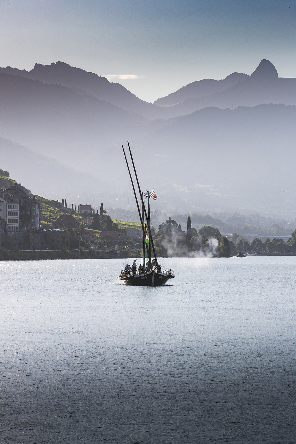 La Vaudoise au large de Rivaz