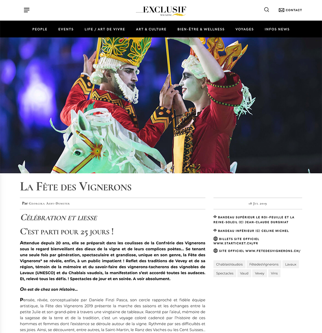 Header d'article pour Exclusif Magazine