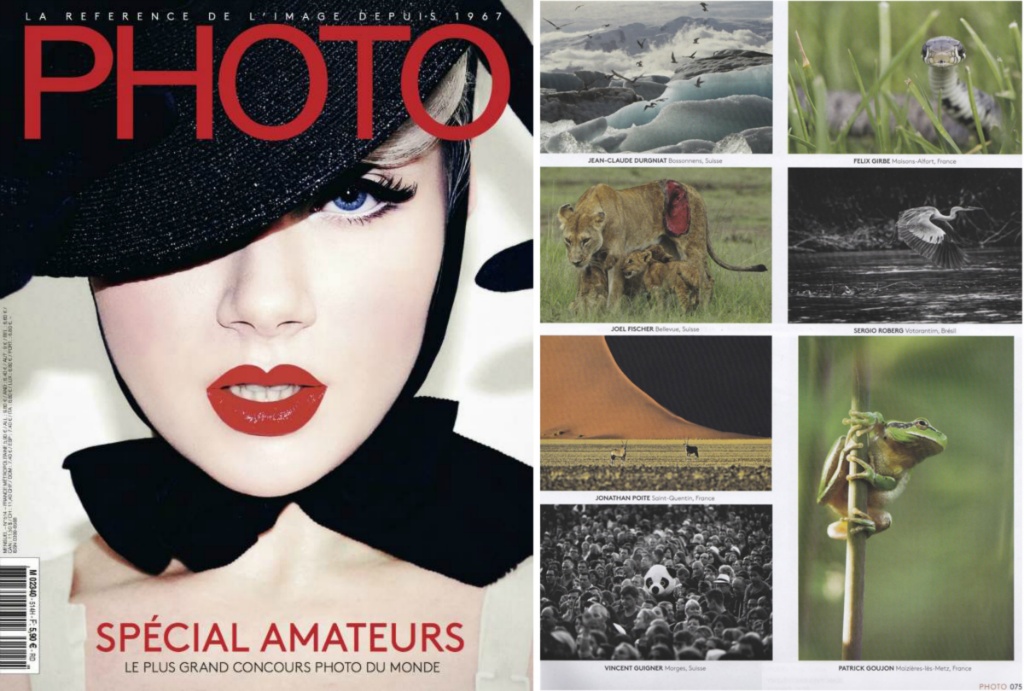Publication dans le magazine PHOTO