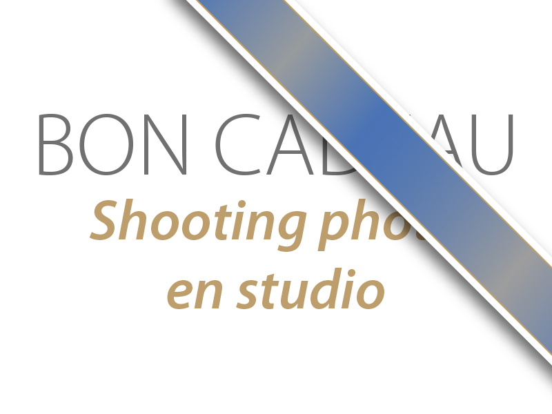 Offrez un shooting photo en studio sous forme de bon cadeau.